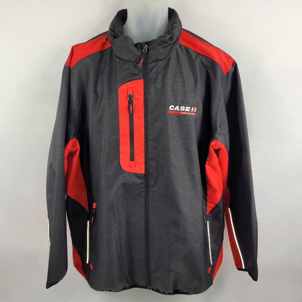 Case Agriculture Jacket Vintage Choko Revolution Full Zip Hidden Hood Mens XL